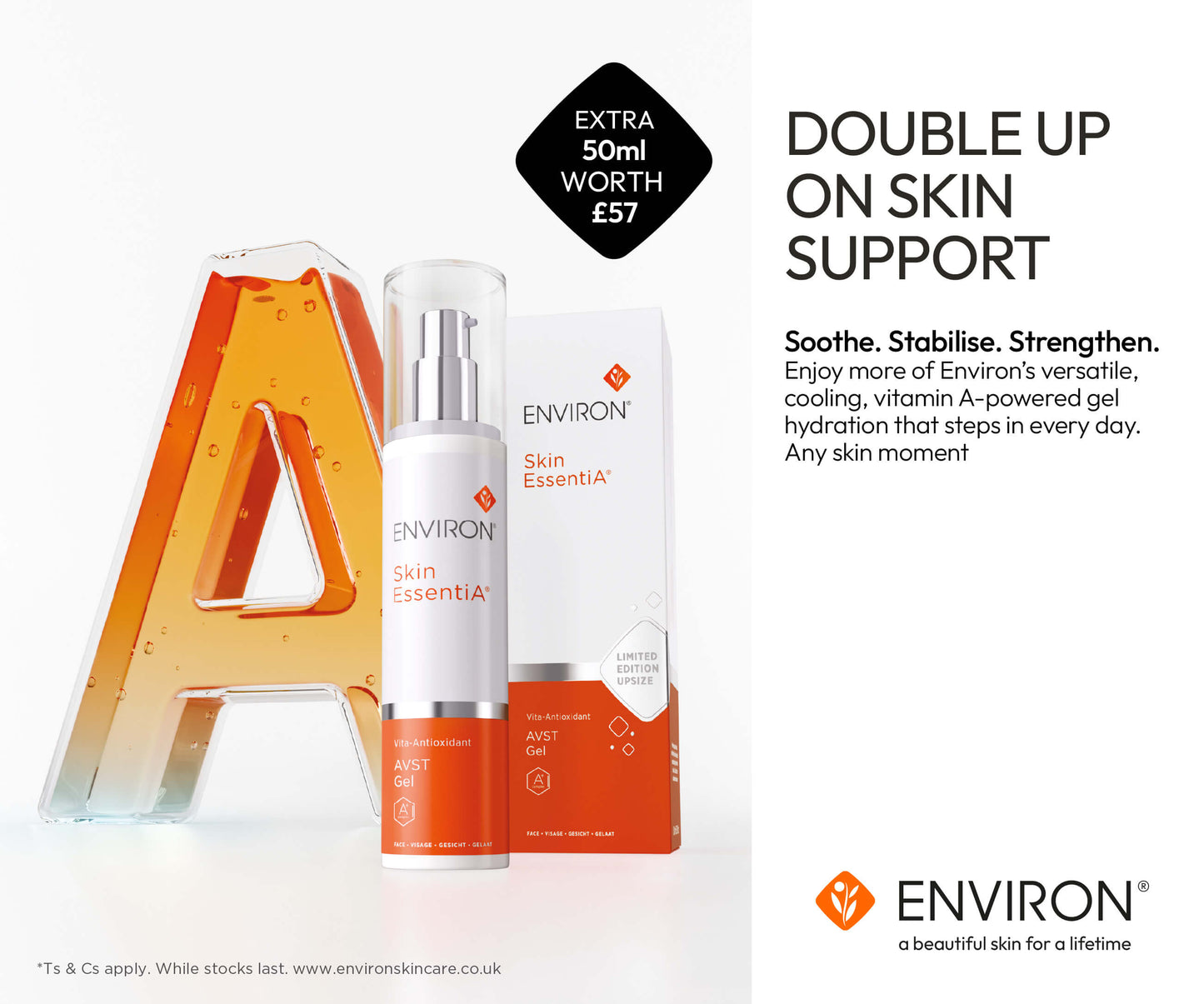 AVST Gel 100ml for the price of 50ml