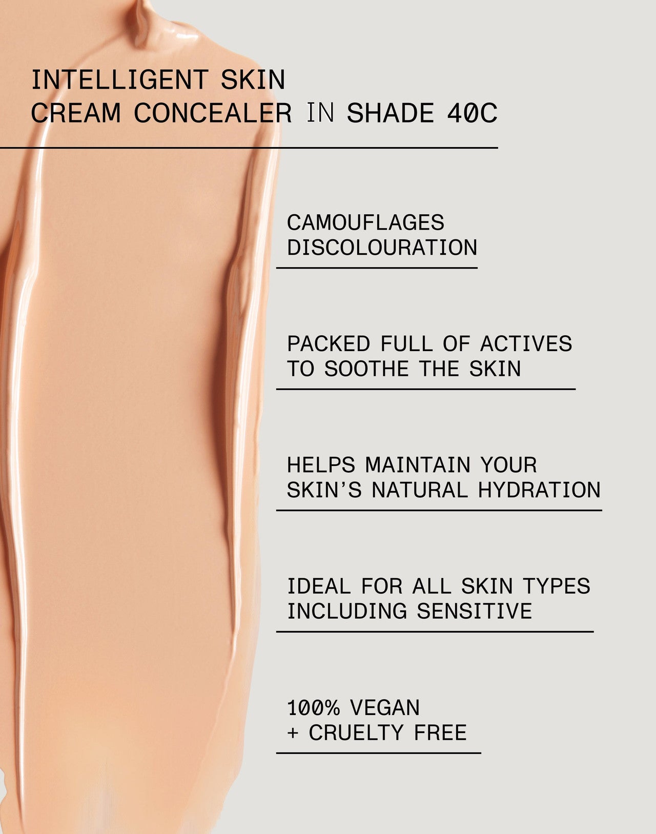 Intelligent Skin Cream Concealer Shade 040C