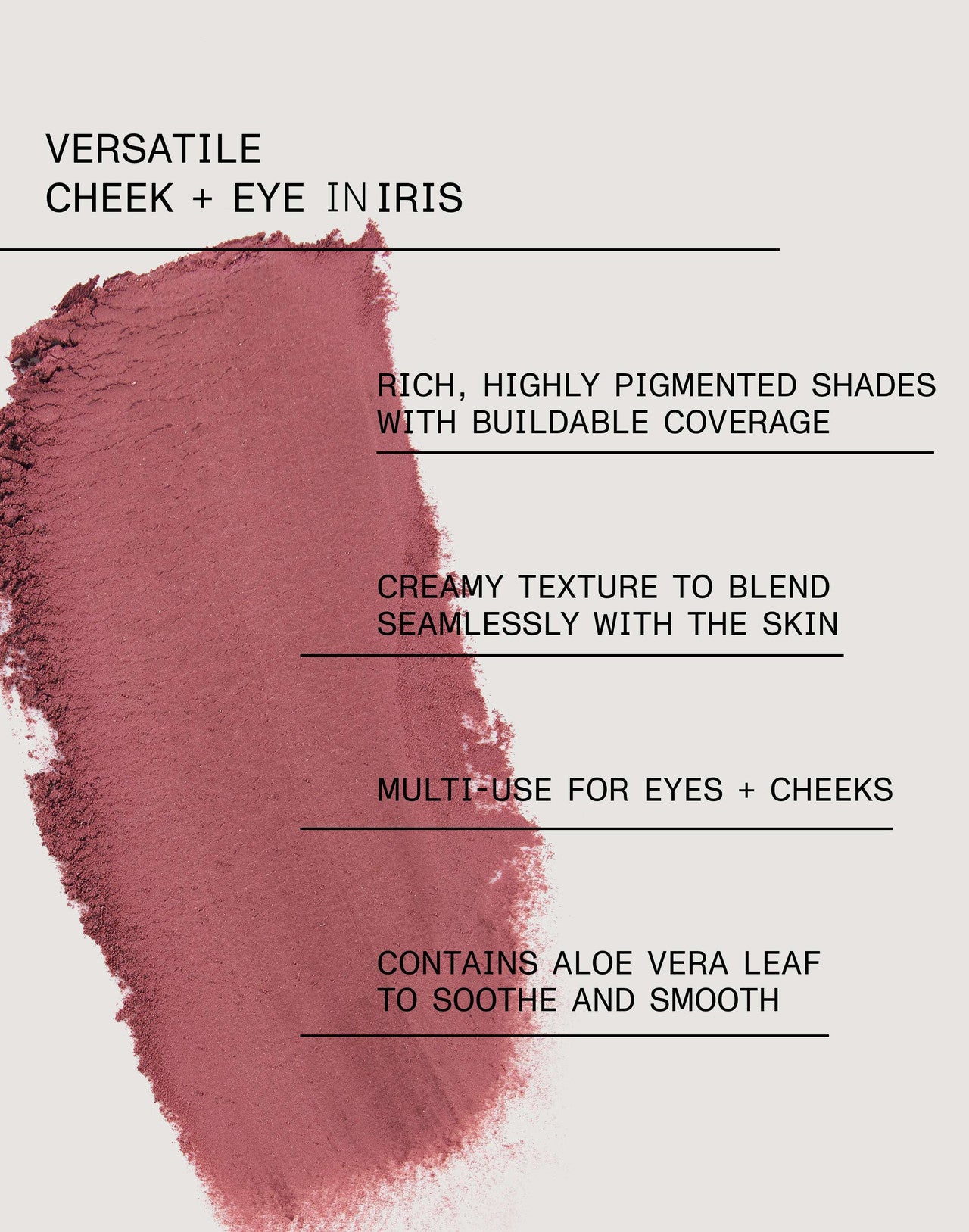 Versatile Blush Cheek + Eye Refill Shade Iris