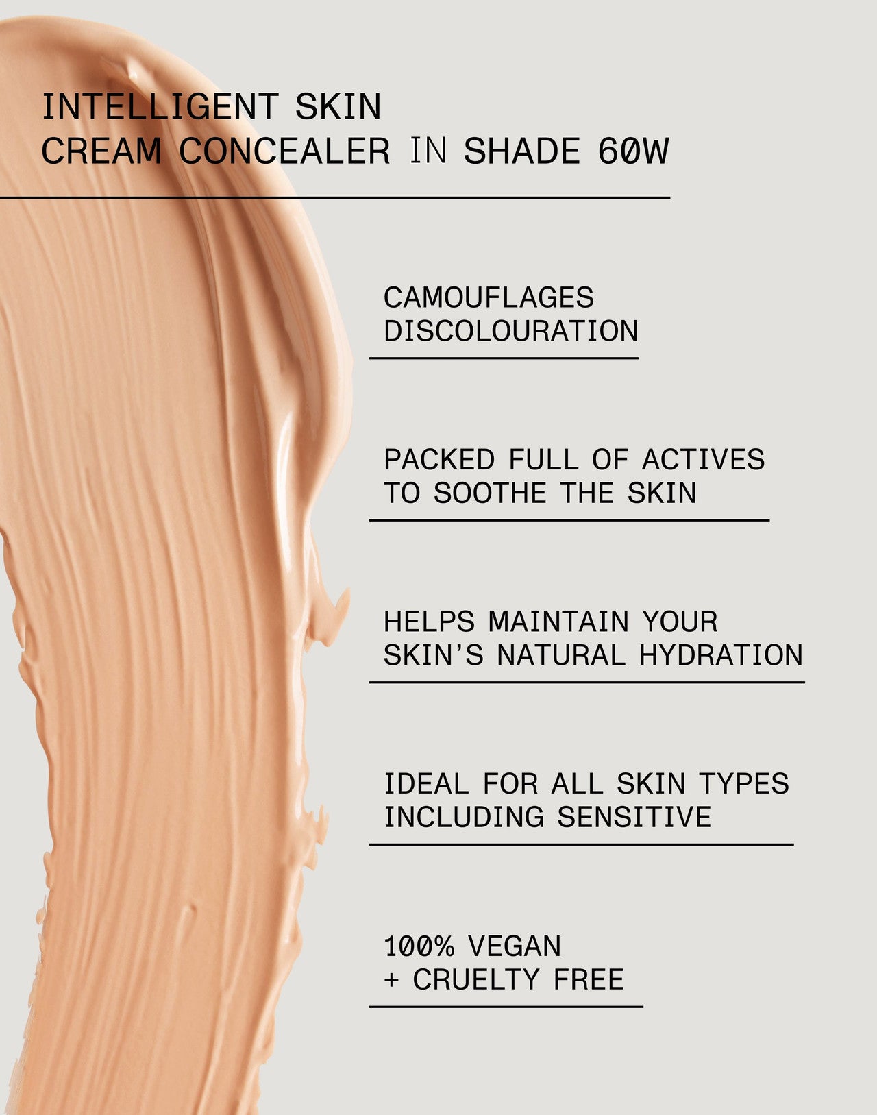 Intelligent Skin Cream Concealer Shade 060W