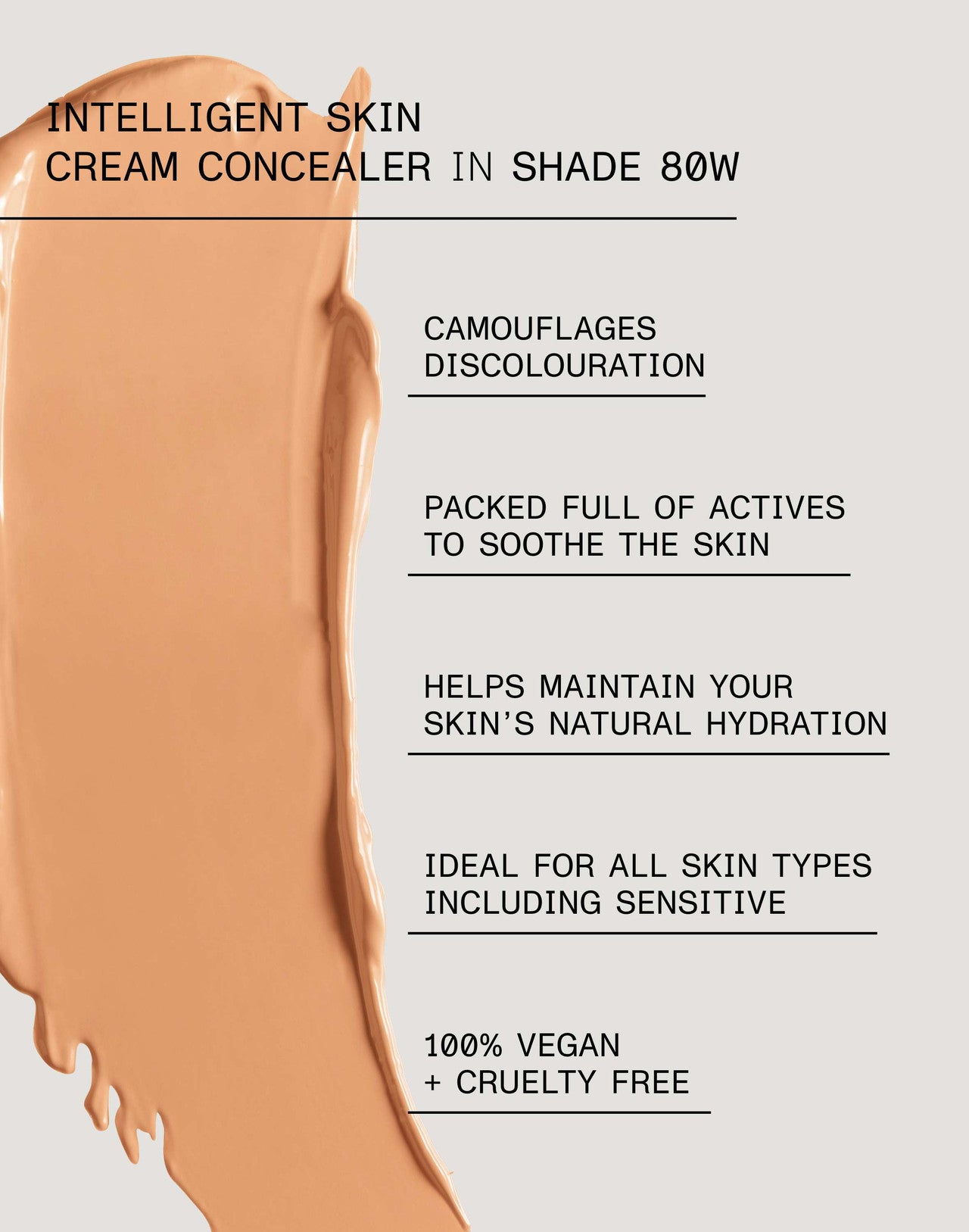 Intelligent Skin Cream Concealer Shade 080W