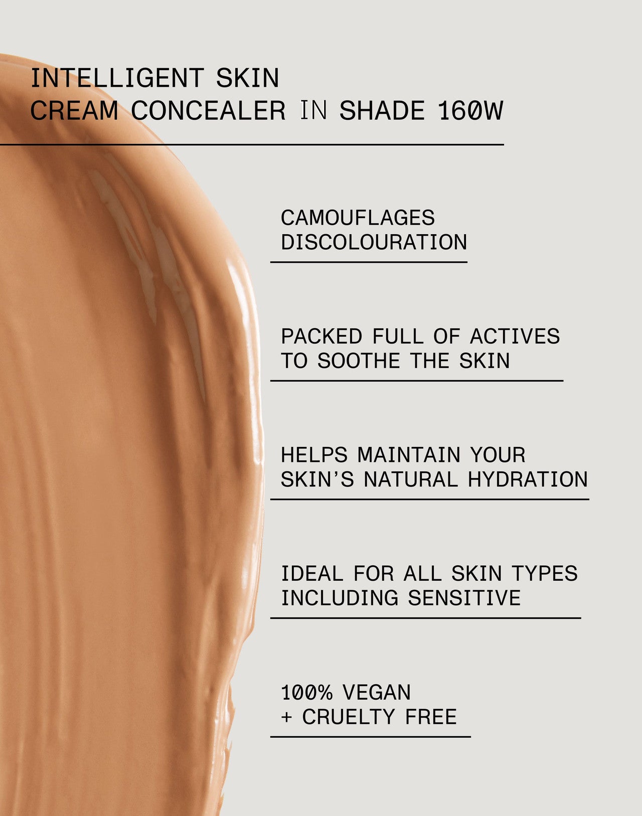 Intelligent Skin Cream Concealer Shade 160W