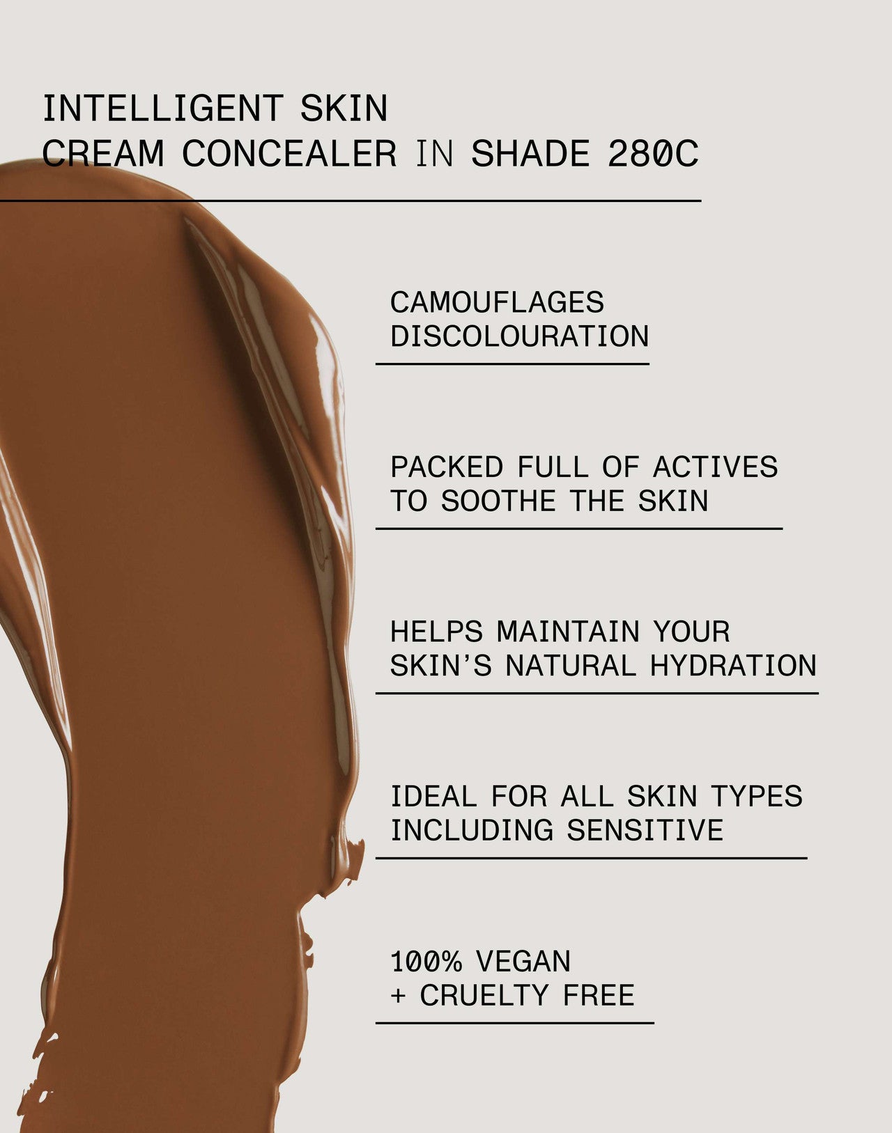 Intelligent Skin Cream Concealer Shade 280C