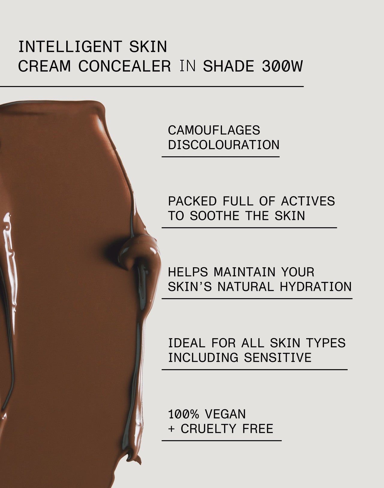 Intelligent Skin Cream Concealer Shade 300W