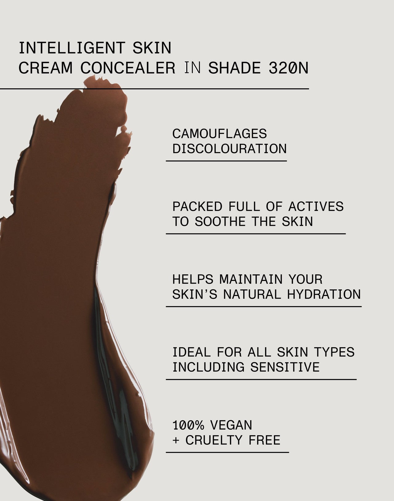 Intelligent Skin Cream Concealer Shade 320N