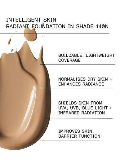 INTELLIGENT SKIN RADIANT FOUNDATION SPF 15 Shade 140N