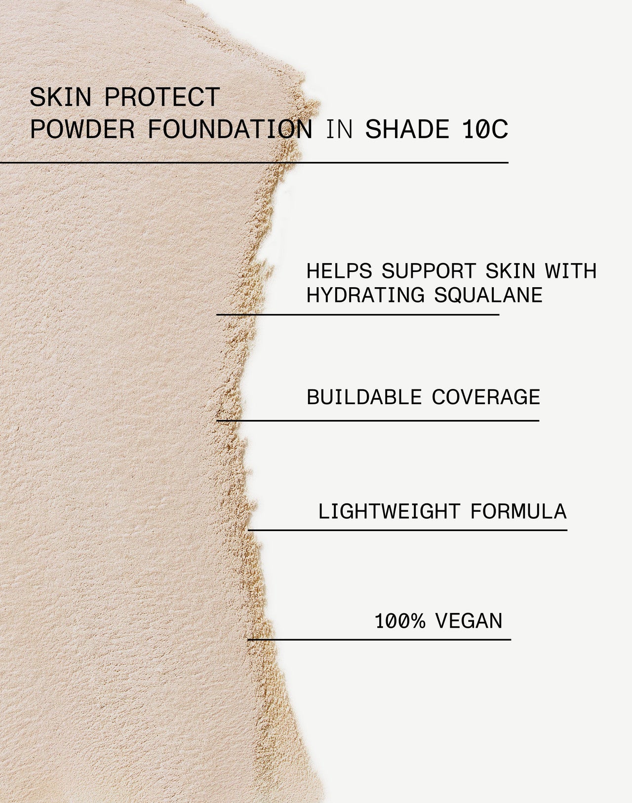 SKIN PROTECT POWDER FOUNDATION REFILL Shade 010C