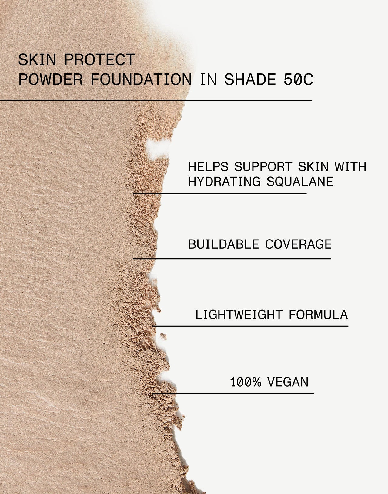 SKIN PROTECT POWDER FOUNDATION REFILL Shade 050C