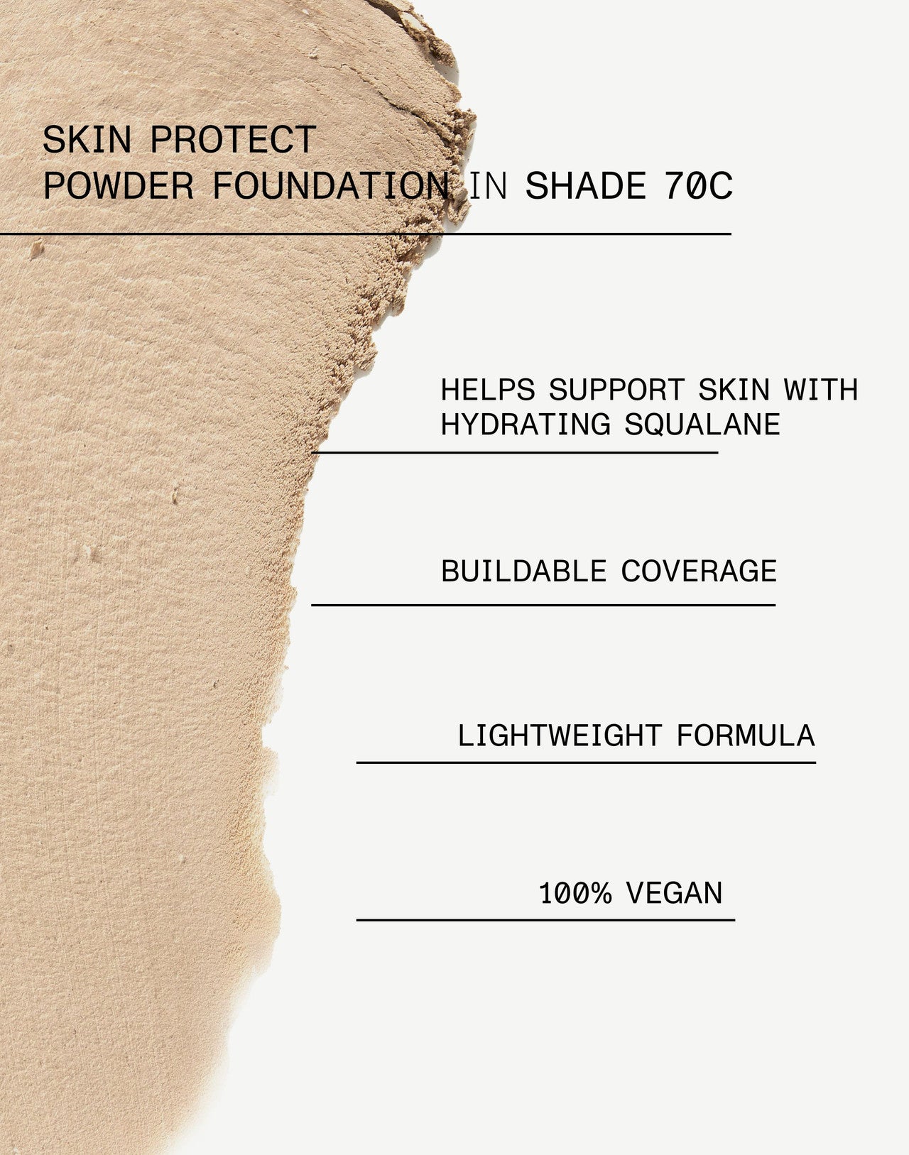 SKIN PROTECT POWDER FOUNDATION REFILL Shade 070C