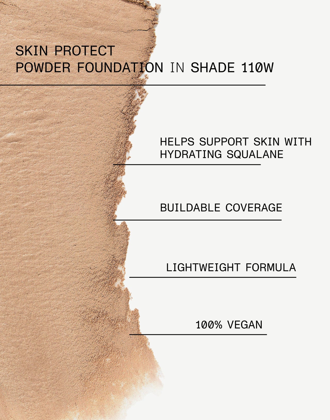 SKIN PROTECT POWDER FOUNDATION REFILL Shade 110W