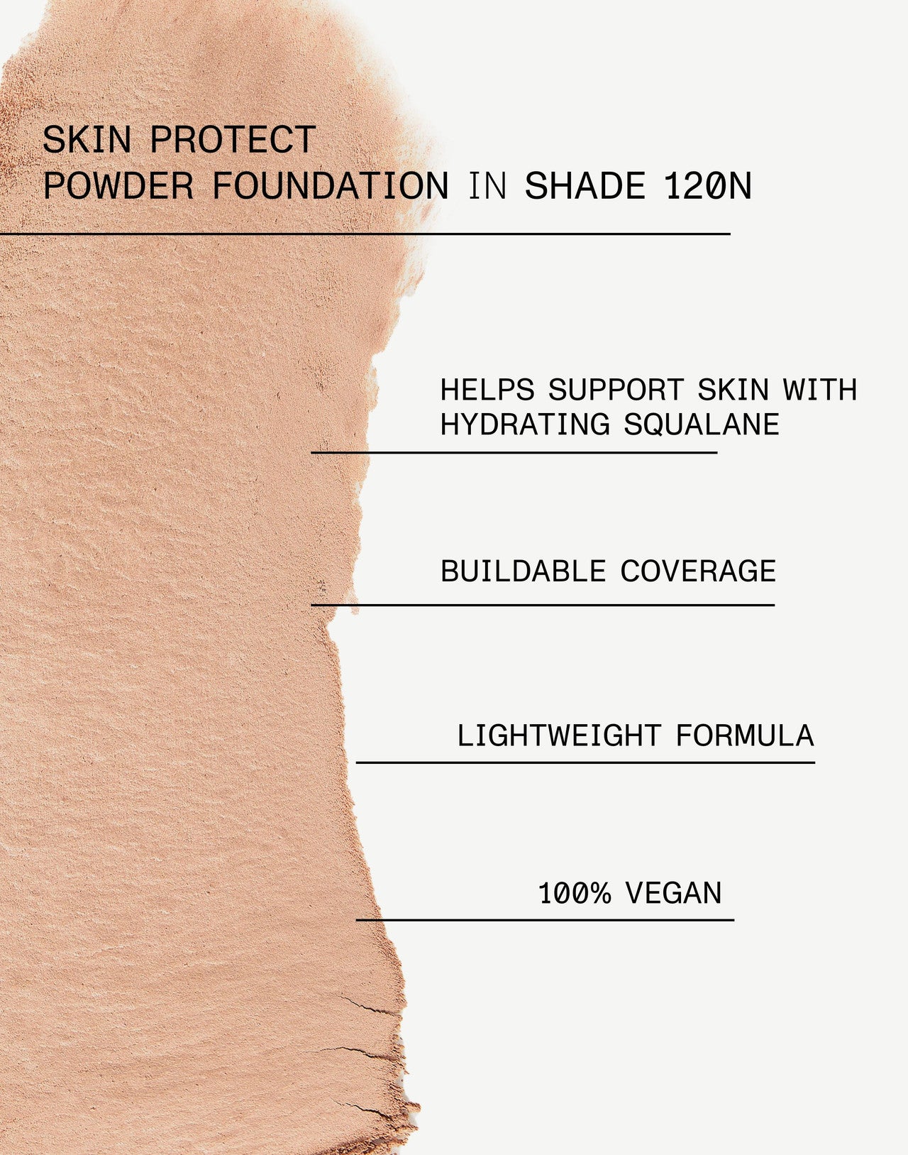 SKIN PROTECT POWDER FOUNDATION REFILL Shade 120N