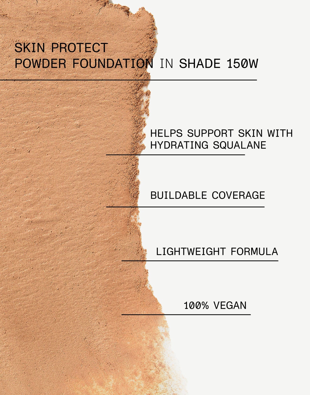 SKIN PROTECT POWDER FOUNDATION REFILL Shade 150W