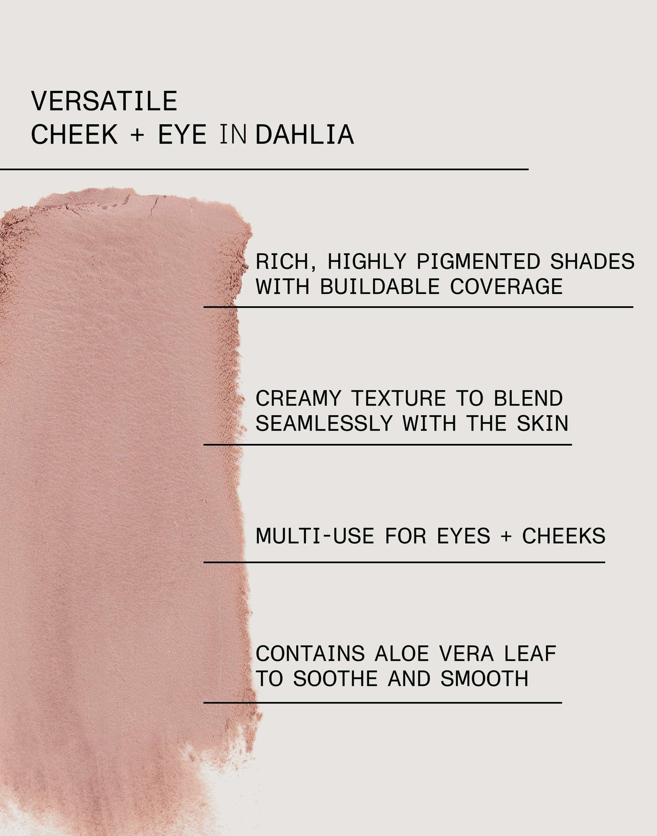 Versatile Blush Cheek + Eye Refill Shade Dahlia